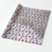 Papier Cadeau Noël de Santas Reindeer (Déroulé)
