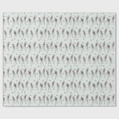 Papier Cadeau Noël de squelette (Plat)