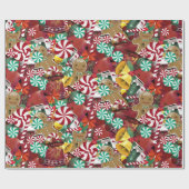 Papier Cadeau Noël de toutes les choses (Plat)