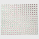 Papier Cadeau Noël de vacances festif (Plat)