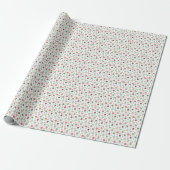Papier Cadeau Noël de vacances festif (Déroulé)
