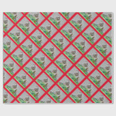 Papier Cadeau Noël de voiture classique (Plat)