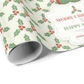 Papier Cadeau Noël décoratif (Coin rond)