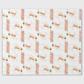 Papier Cadeau Noël des années 1920 (Plat)