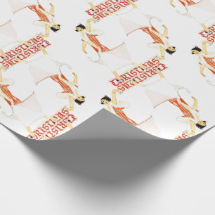 Papier Cadeau Noël des années 1920