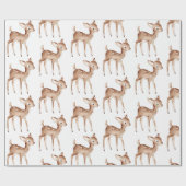 Papier Cadeau Noël des cerfs (Plat)