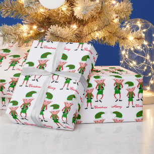 Papier Cadeau Noël des elfes