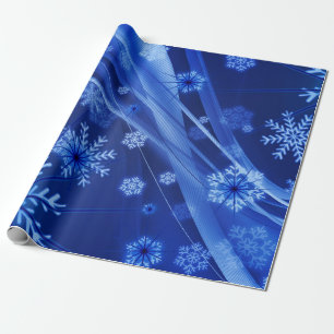 Papier Cadeau Noël des Flèches de neige en hiver