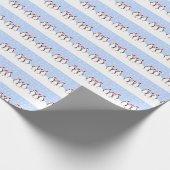 Papier Cadeau Noël des manchots (Coin)
