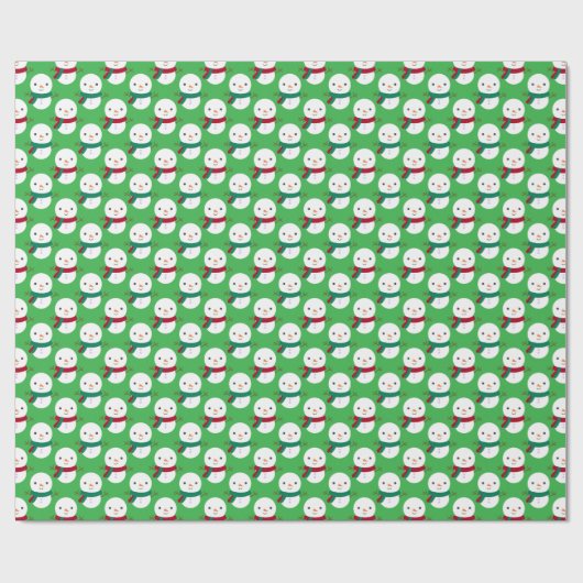 Papier Cadeau Noël des motoneiges (Plat)