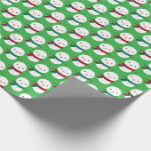 Papier Cadeau Noël des motoneiges (Coin)