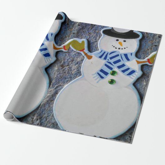 Papier Cadeau Noël des motoneiges (Déroulé)