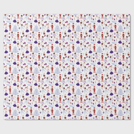 Papier Cadeau Noël des noisettes géantes (Plat)