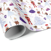 Papier Cadeau Noël des noisettes géantes (Coin rond)