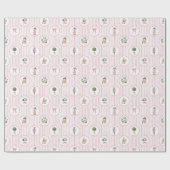 Papier Cadeau Noël des papillons papillon papillon rose (Plat)