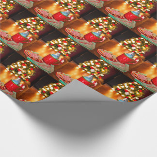 Papier Cadeau Noël des perruches