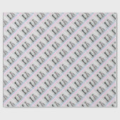 Papier Cadeau Noël des Pingouins (Plat)