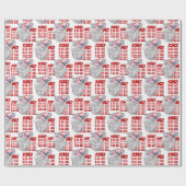 Papier Cadeau Noël d'été Koalas White (Plat)