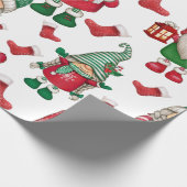 Papier Cadeau Noël devient un motif transparent (Coin)