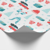 Papier Cadeau Noël d'hiver | Vacances (Coin)
