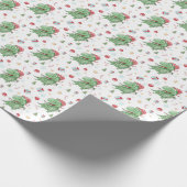 Papier Cadeau Noël Dinosaur T-Rex vacances (Coin)