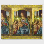 Papier Cadeau Noël divin de gloire personnalisent (Plat)