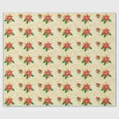 Papier Cadeau Noël doré (Plat)