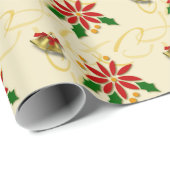 Papier Cadeau Noël doré (Coin rond)