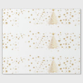 Papier Cadeau Noël doré (Plat)