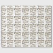 Papier Cadeau Noël drôle (Plat)