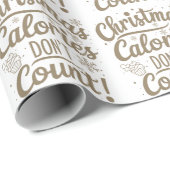 Papier Cadeau Noël drôle (Coin rond)