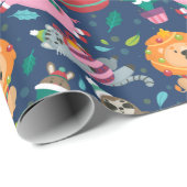 Papier Cadeau Noël drôle (Coin rond)