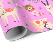 Papier Cadeau Noël drôle (Coin rond)