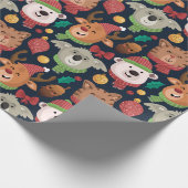Papier Cadeau Noël drôle (Coin)