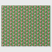 Papier Cadeau Noël drôle | Kamala Harris Santa Hat (Plat)
