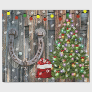 Papier Cadeau Noël du charme du pays