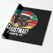 Papier Cadeau Noël du chat (Déroulé)
