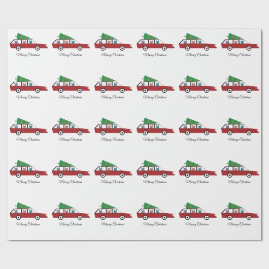 Papier Cadeau Noël du chat (Plat)