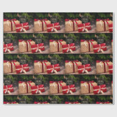 Papier Cadeau Noël du chat Toristeshell (Plat)