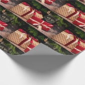 Papier Cadeau Noël du chat Toristeshell (Coin)