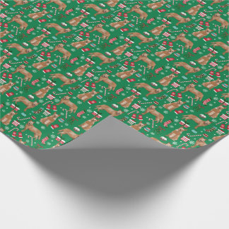 Papier Cadeau Noël du chien de bétail Red Heeler