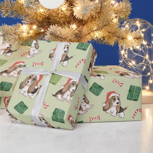 Papier Cadeau Noël du chien de la peau (Vacances)