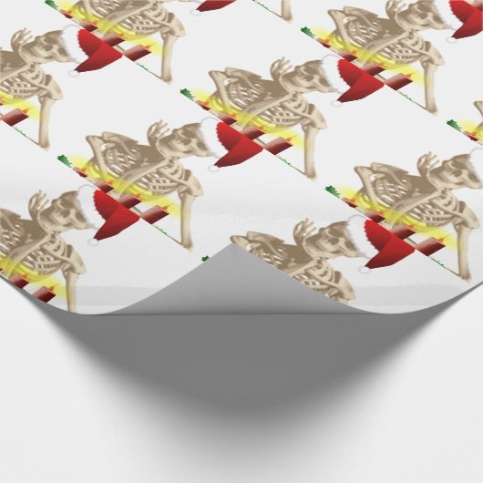 Papier Cadeau noël du crâne (Coin)
