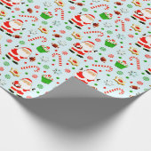 Papier Cadeau Noël du football (Coin)