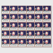 Papier Cadeau Noël du football (Plat)