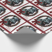Papier Cadeau Noël du géant Schnauzer (Coin)