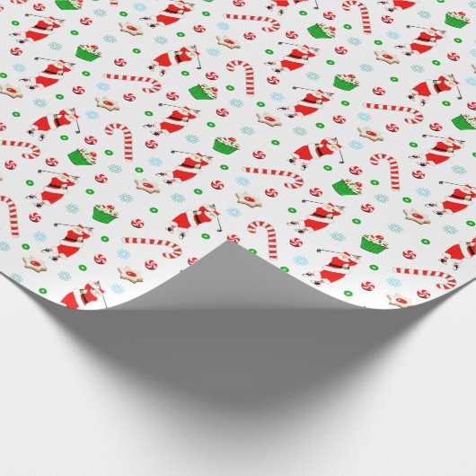 Papier Cadeau Noël du golf (Coin)