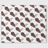 Papier Cadeau noël du krampus (Plat)