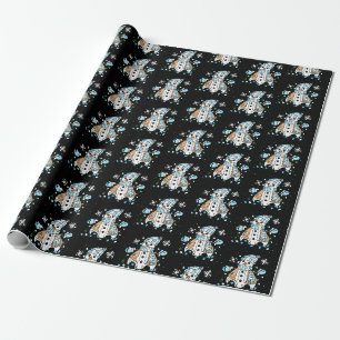 Papier Cadeau Noël du motoneige à main