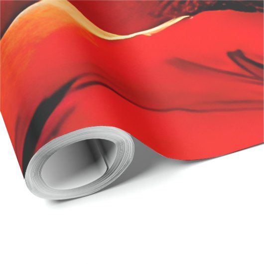 Papier Cadeau Noël du Père Noël (Coin rond)